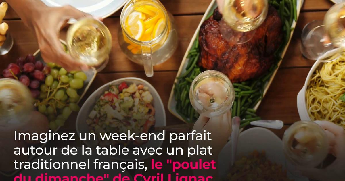 Cyril Lignac nous dévoile la recette de son poulet du dimanche.