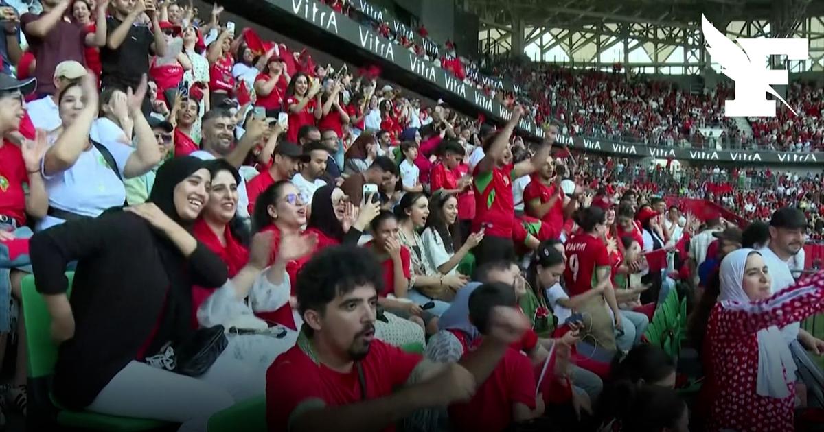 Coupe du monde : en images la joie des Marocains à Rabat après l'ouverture du score de leur équipe face au Canada