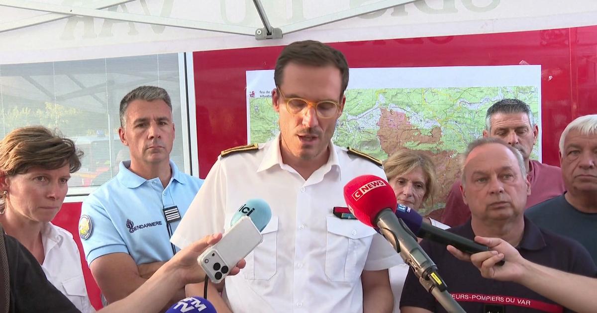 Incendies dans le Var : 1.800 hectares ont brûlé dans le département, détaille Simon Babre