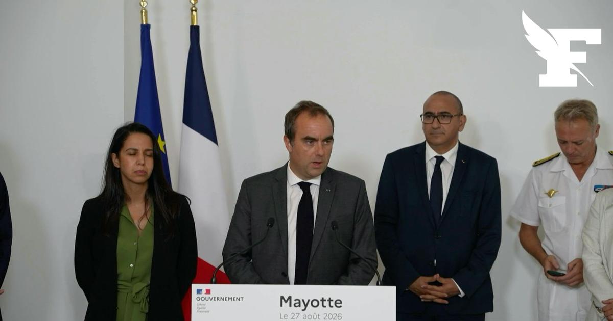 Mayotte: Sébastien Lecornu veut accélérer la reconstruction après des retards «beaucoup trop importants»