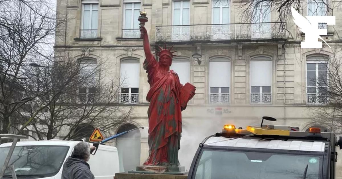 La statue de la Liberté de Bordeaux vandalisée en pleine nuit, la mairie va porter plainte
