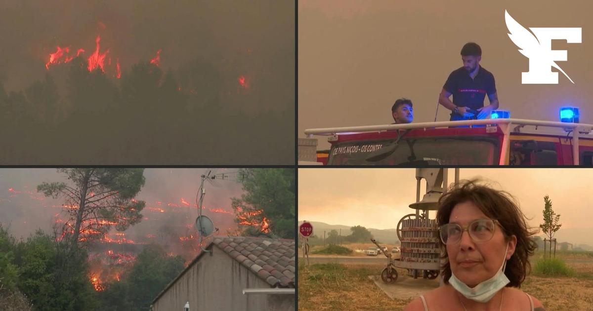 «C'est vraiment l'apocalypse» : les images des violents incendies dans le Var, où 2.500 habitants ont été évacués
