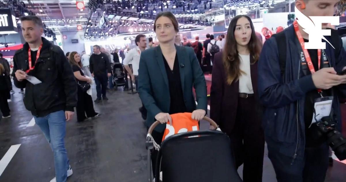 Présidentielle 2027: poussette à la main, Marine Tondelier reprend sa campagne au Salon de l'Auto