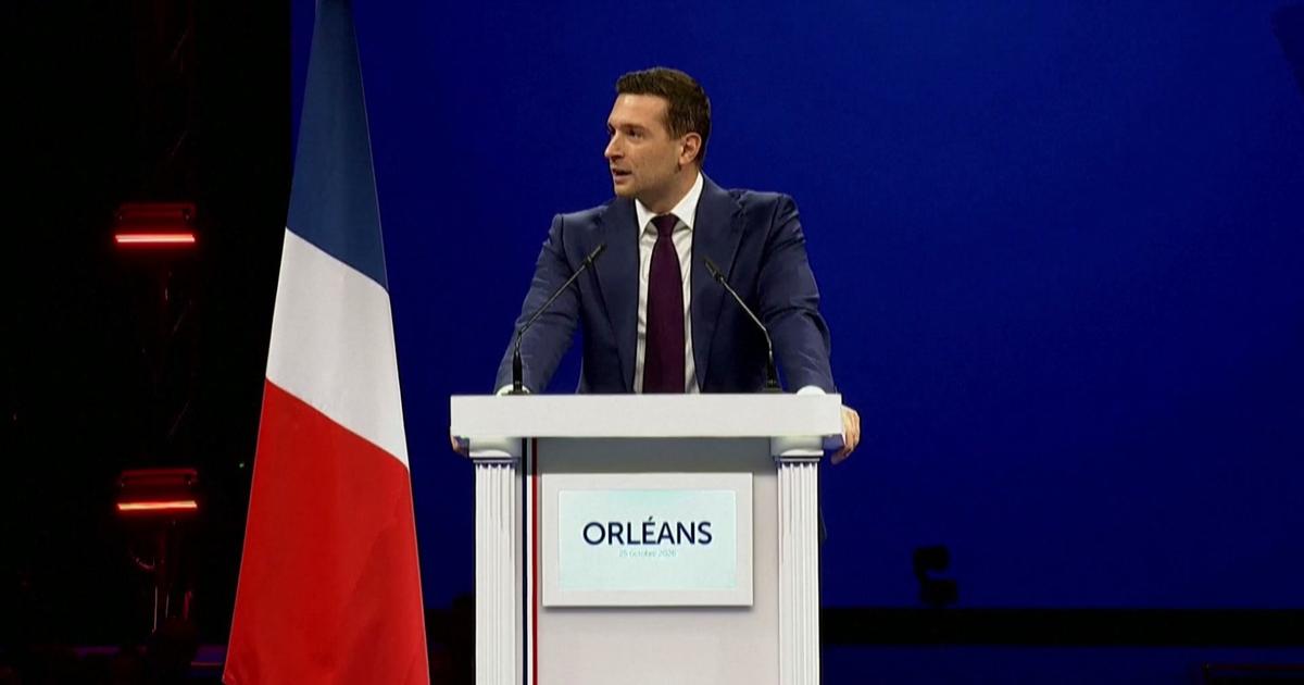 «Calmez-vous !» : alors que des manifestants sont exfiltrés du Congrès du RN, Jordan Bardella «propose de chanter la Marseillaise»
