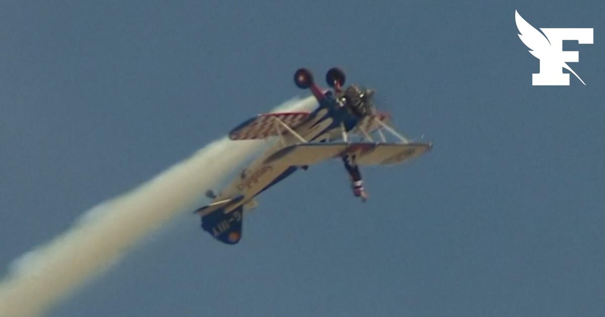 Insolite : à 97 ans, cette Anglaise devient la plus âgée à faire du «wing-walking»