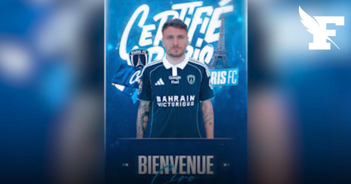 L'attaquant italien et champion d'Europe Ciro Immobile rejoint le Paris FC