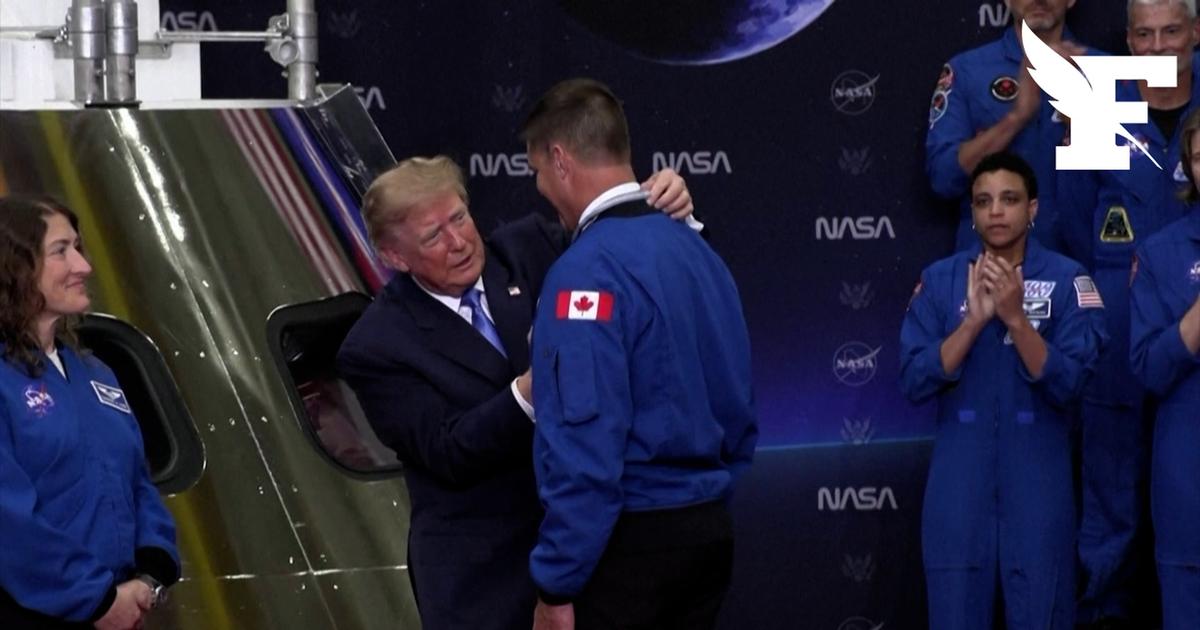 L'équipage d'Artémis II a reçu la Médaille d'honneur spatiale du Congrès des mains de Donald Trump