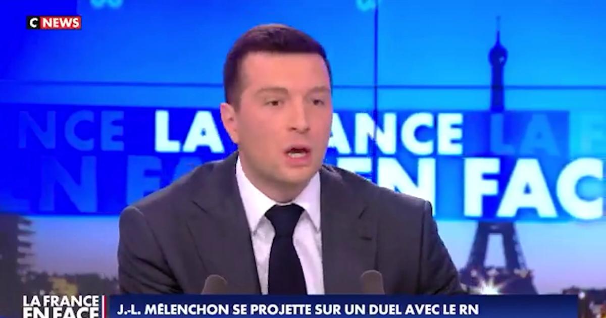 «Il manque une qualité essentielle à Jean-Luc Mélenchon pour être chef de l’État, c’est le sang-froid», a déclaré Jordan Bardella