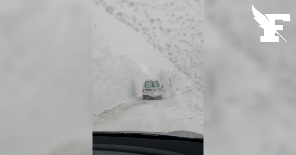 D'importantes chutes de neige touchent une station de ski en Savoie