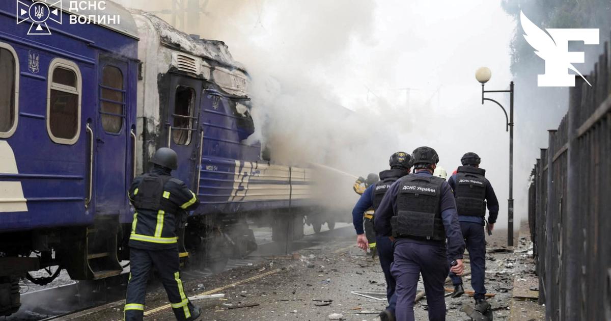 Un drone russe frappe un train à destination de Varsovie en Ukraine