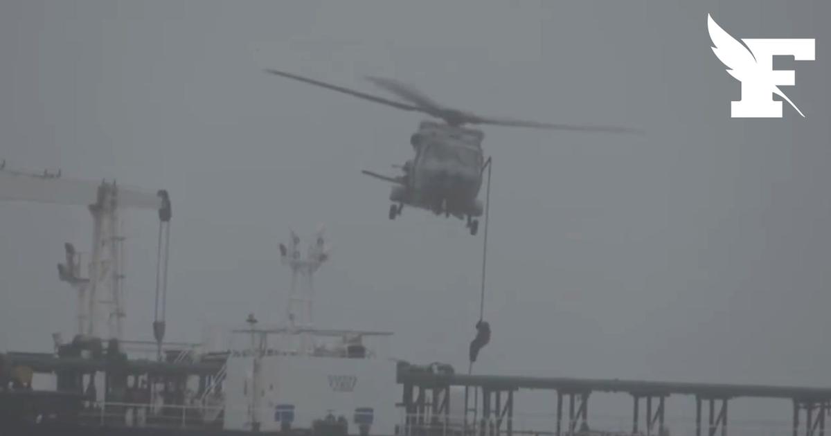 Emmanuel Macron annonce l'arraisonnage d'un nouveau pétrolier russe sous sanctions internationales