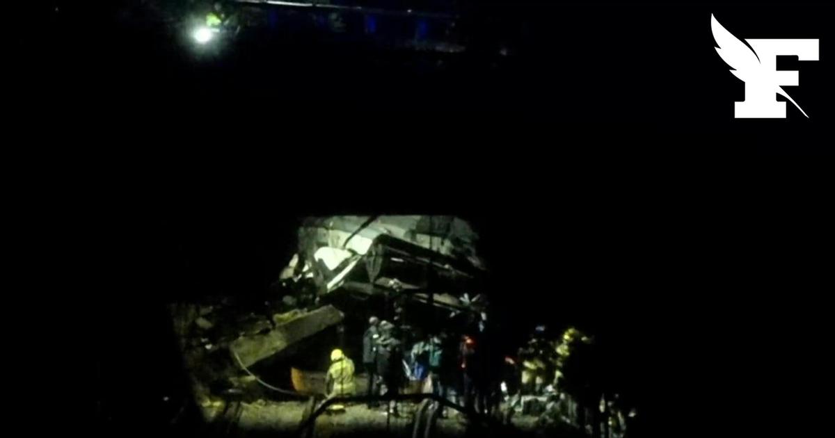 Espagne: les images des secouristes sur les lieux d'un nouvel accident ferroviaire qui a fait un mort