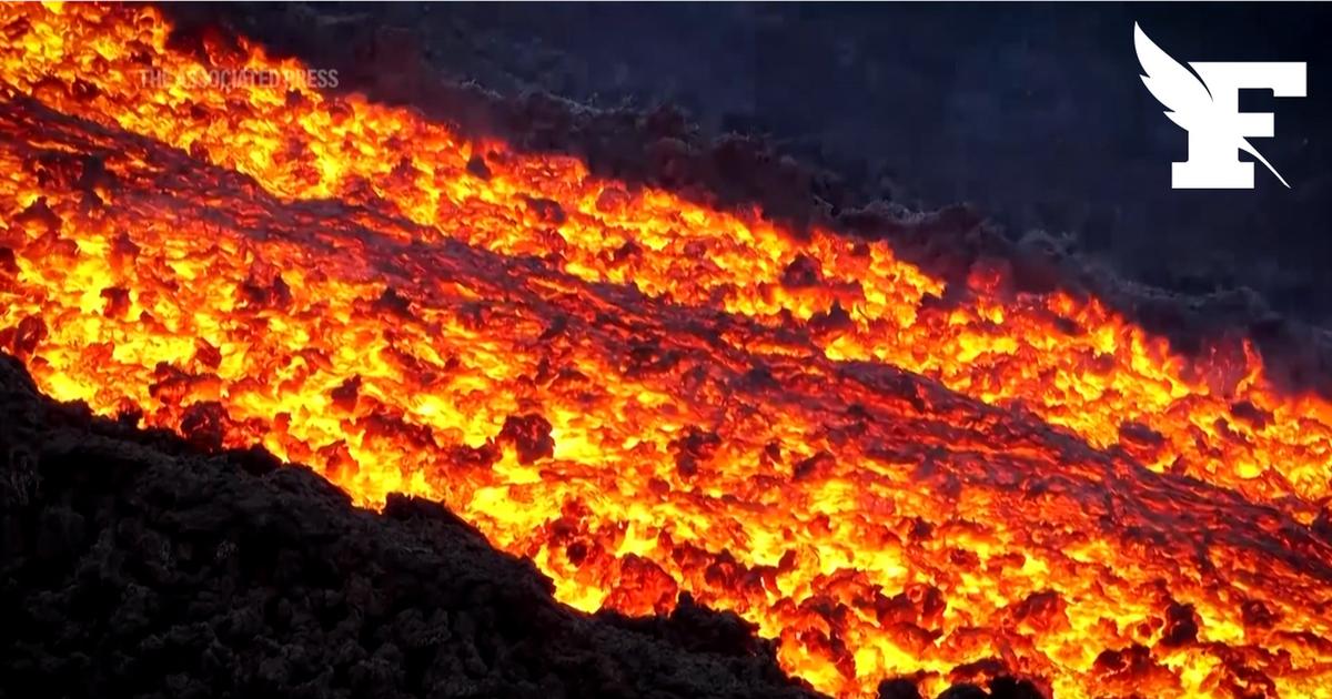 En vidéo, les images impressionnantes de la coulée de lave après l'éruption de l'Etna