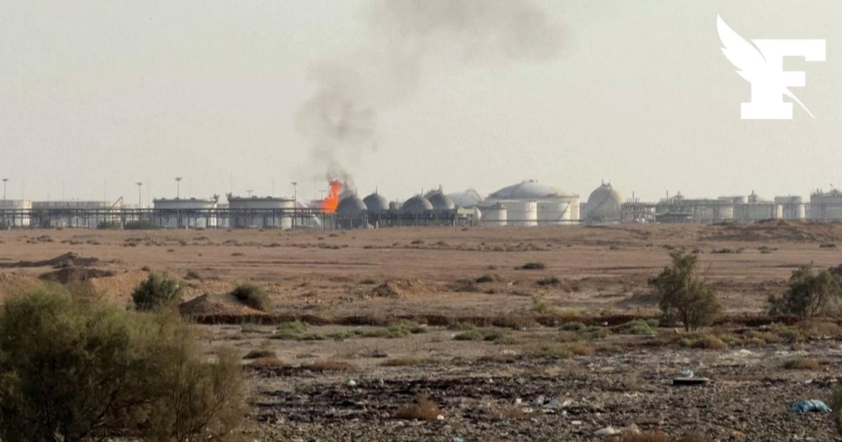 Arabie saoudite: les images des flammes près d'un site du géant pétrolier Aramco