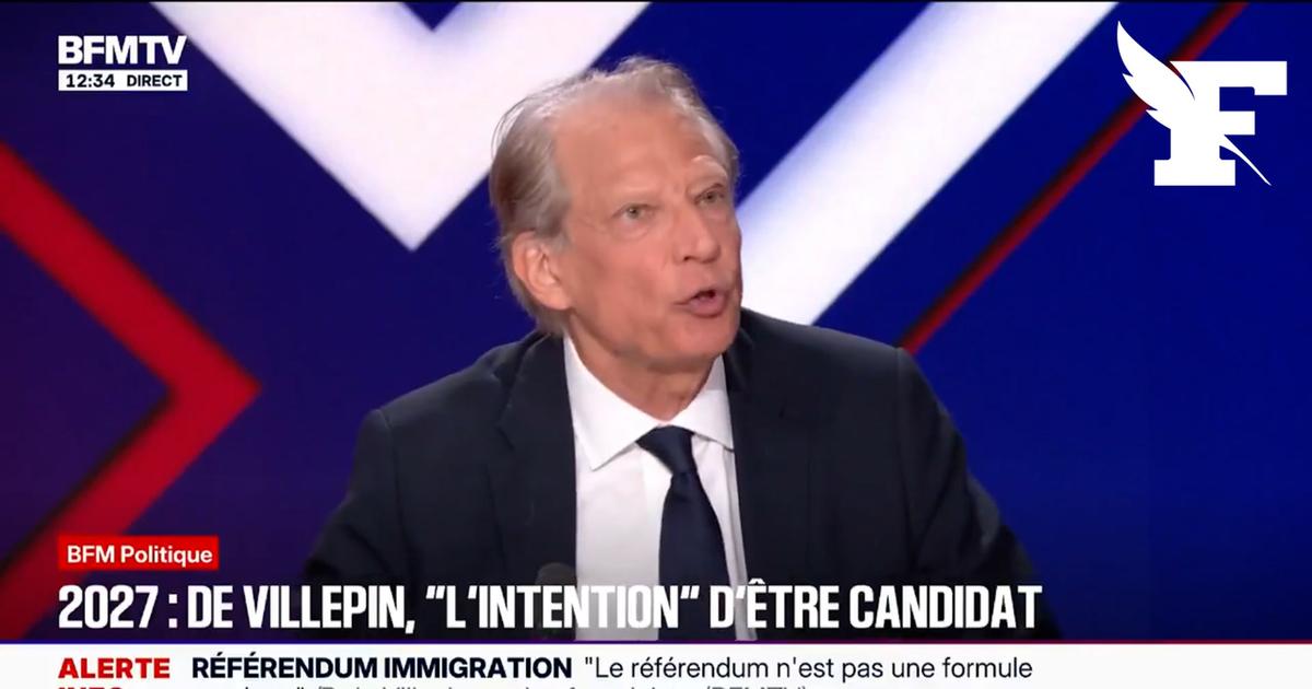 Présidentielle 2027 : «Je veux être candidat», martèle Dominique de Villepin, «mais on ne fait rien sans dynamique»