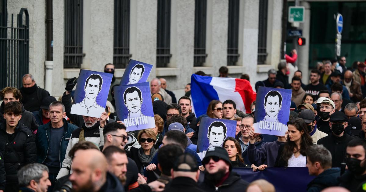 Lyon : 3200 manifestants présents à la marche en hommage à Quentin Deranque
