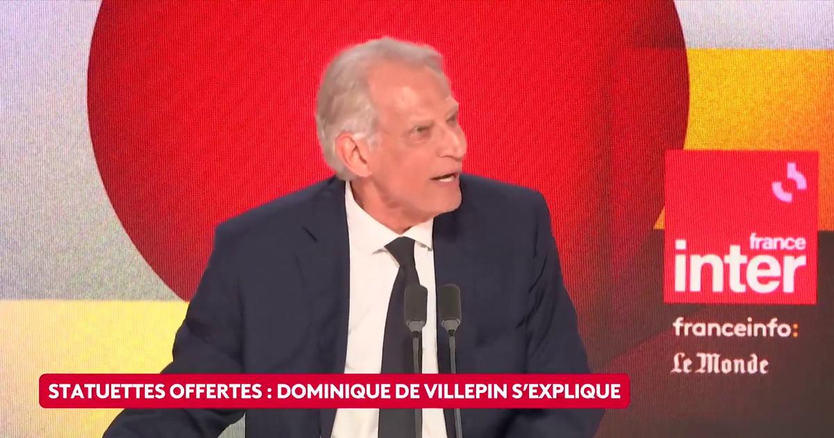 «Je n'aurais pas dû accepter ces statuettes» offertes par le président burkinabé, reconnaît Dominique de Villepin