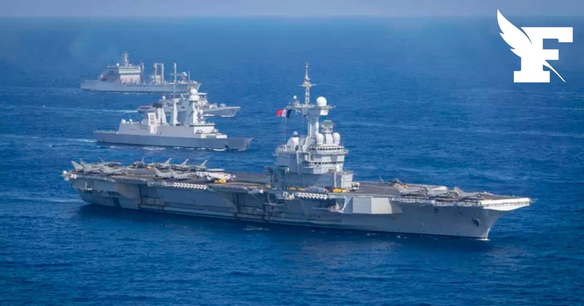 Le porte-avions Charles-De-Gaulle quitte le Moyen-Orient et rentre à son port d’attache de Toulon, annonce Emmanuel Macron
