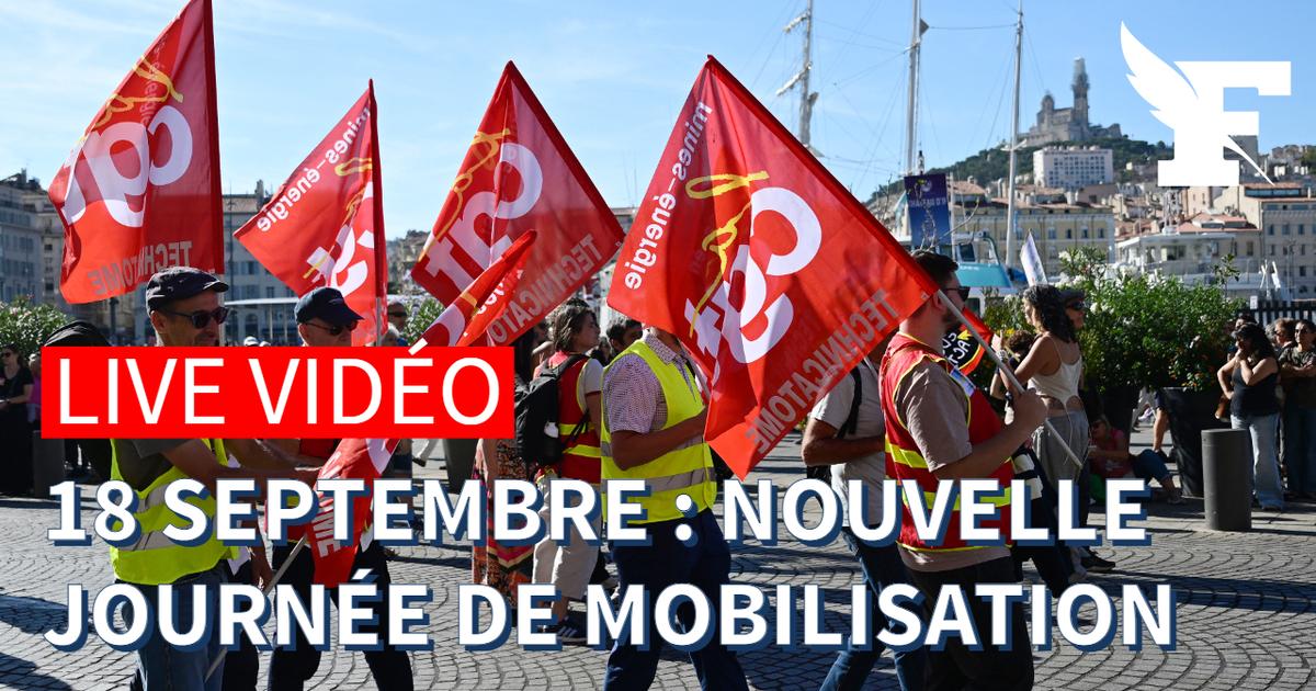 Grèves : suivez en direct les manifestations du 18 septembre
