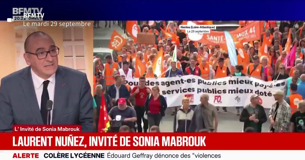 Blocus des lycées : 48 forces de l'ordre ont été blessées selon Laurent Nuñez