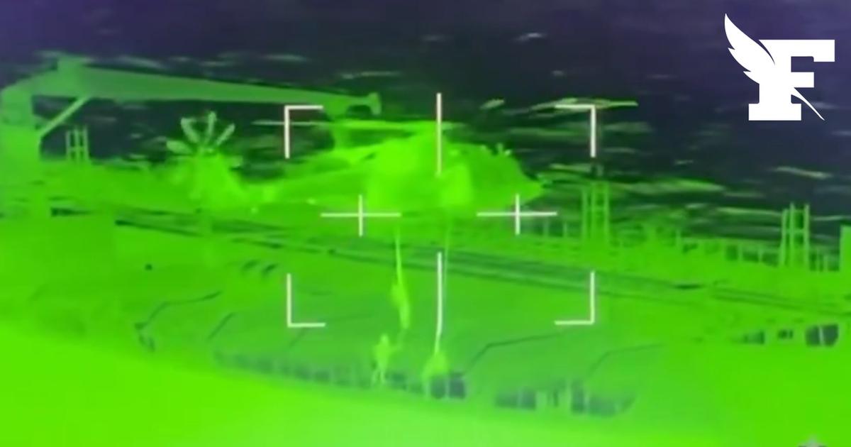 Les images de l'interception d'un pétrolier de la «flotte fantôme» russe diffusées par Emmanuel Macron
