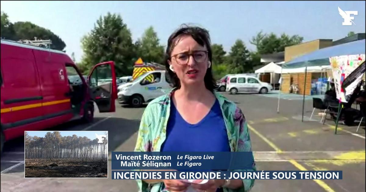 Incendies en Gironde: «Les commerçants perdent de l'argent tous les jours», explique notre envoyée spéciale Maïté Sélignan