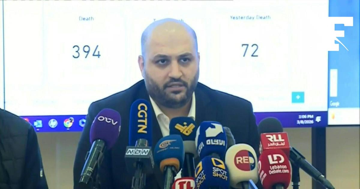 Liban: le nouveau bilan des frappes israéliennes s'élève à 394 morts, selon le ministre de la Santé