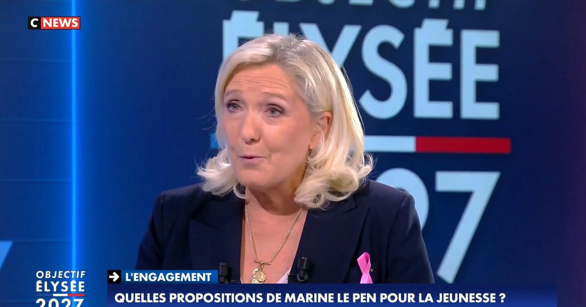 Marine Le Pen: «Je veux permettre aux jeunes de rêver à nouveau en français»
