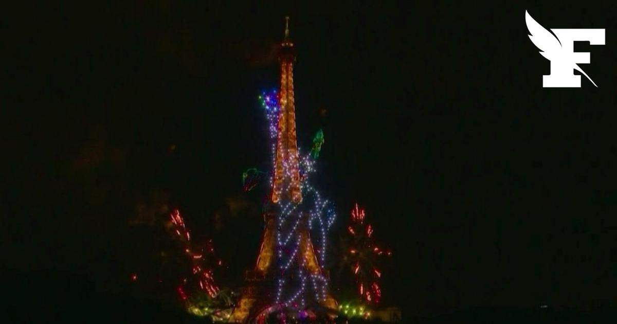 14 juillet : les images du feu d'artifice sur la Tour Eiffel