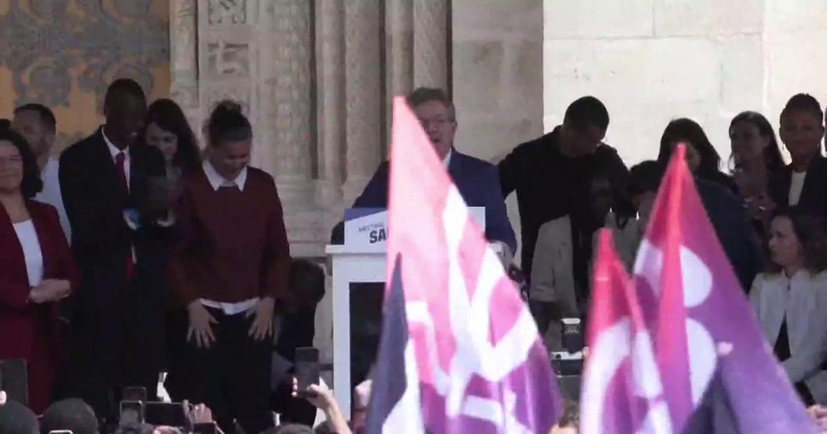 «Je dédie notre rassemblement aux peuples palestiniens, martyrs d’un génocide», déclare Jean-Luc Mélenchon