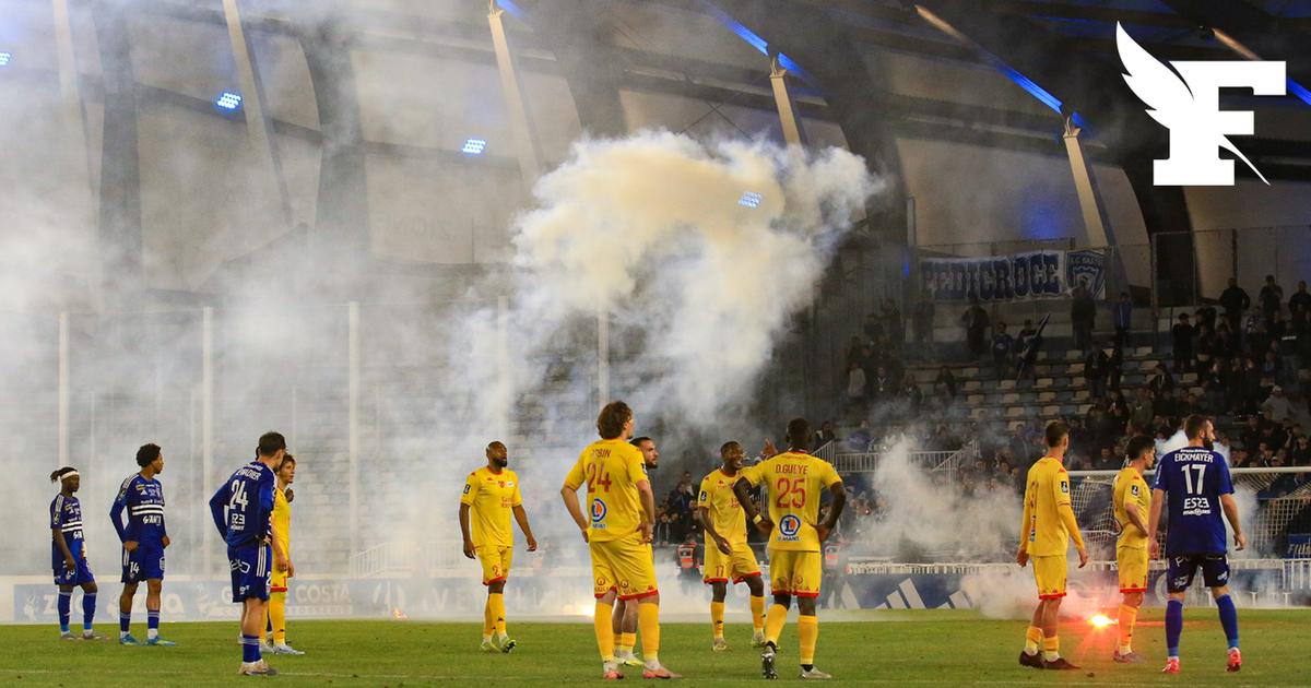 Le match entre Le Mans et Bastia interrompu après des jets de fumigènes