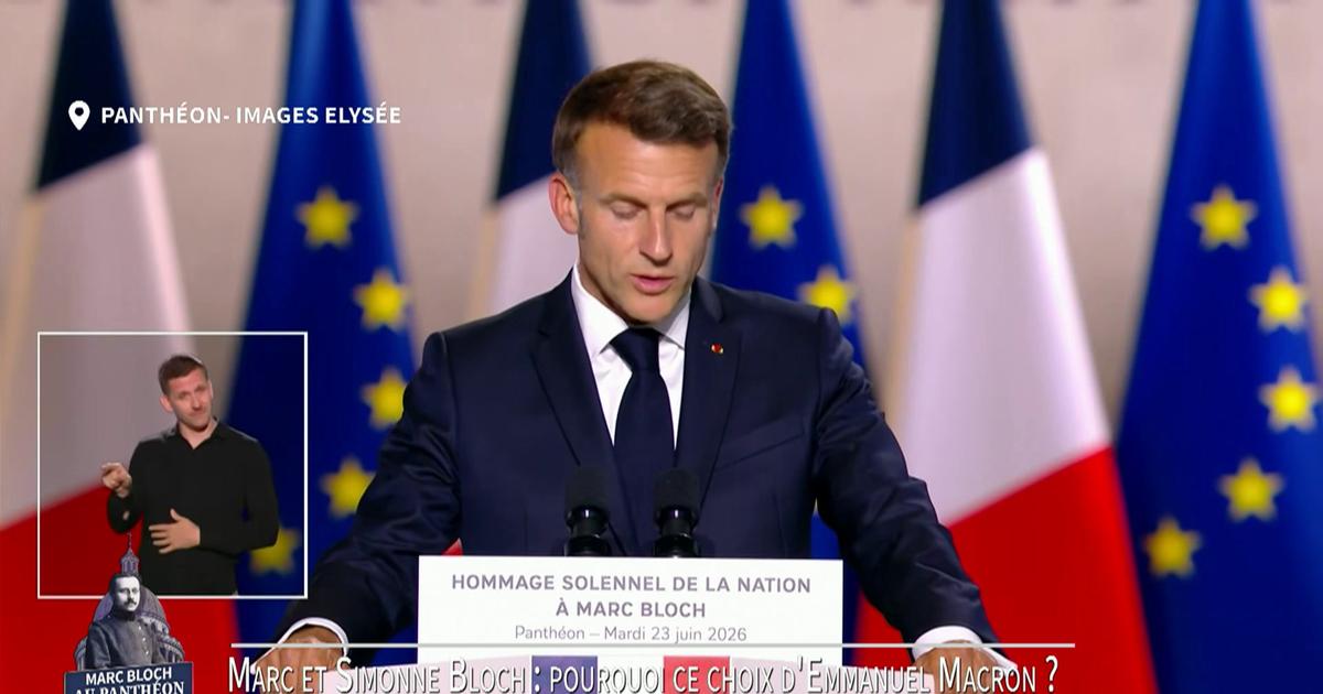 Emmanuel Macron : «Marc Bloch endure les conséquences de l'antisémitisme d'Etat»