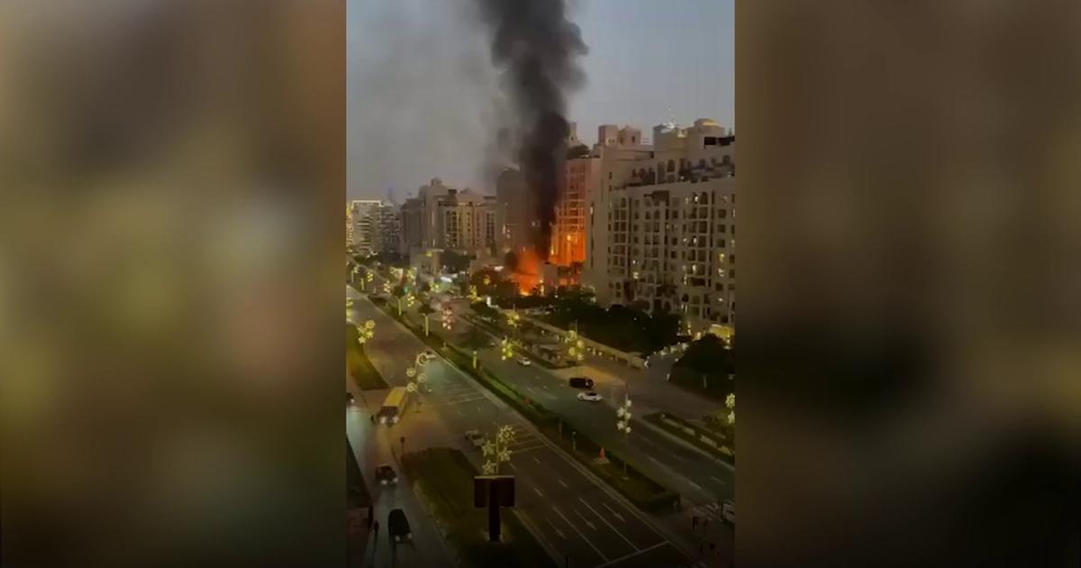 L'île artificielle The Palm à Dubai et l'hôtel Fairmont à Dubaï et ses alentours touchés par un missile iranien
