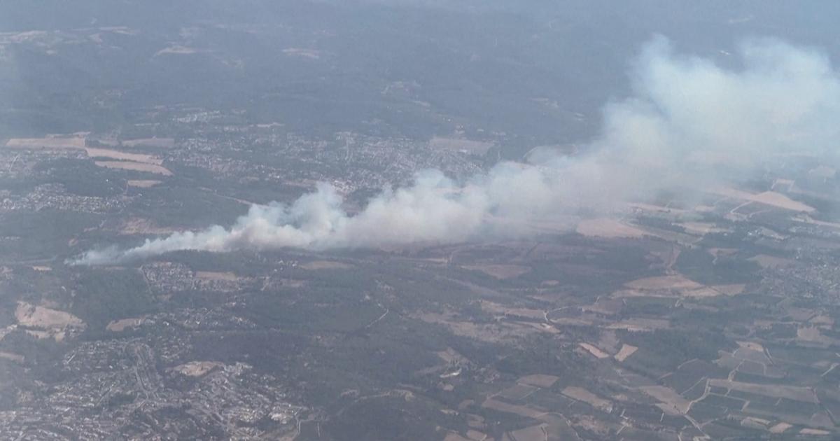 Les images de l'incendie qui s'est déclaré sur l'A61 près de Carcassonne