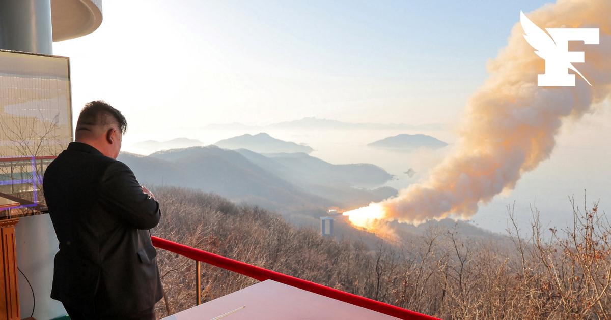 Le dirigeant nord-coréen Kim Jong-un supervise l'essai d'un moteur de missile à combustible solide