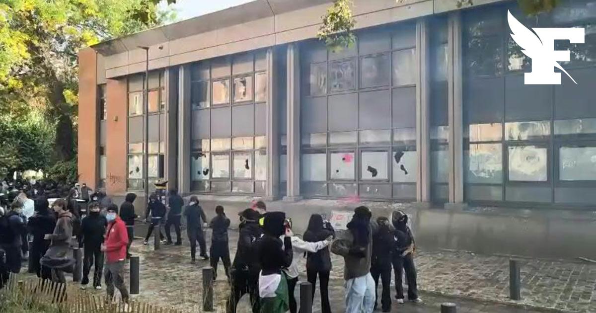 17 octobre: les images des actes de vandalisme commis dans la mairie de Lille