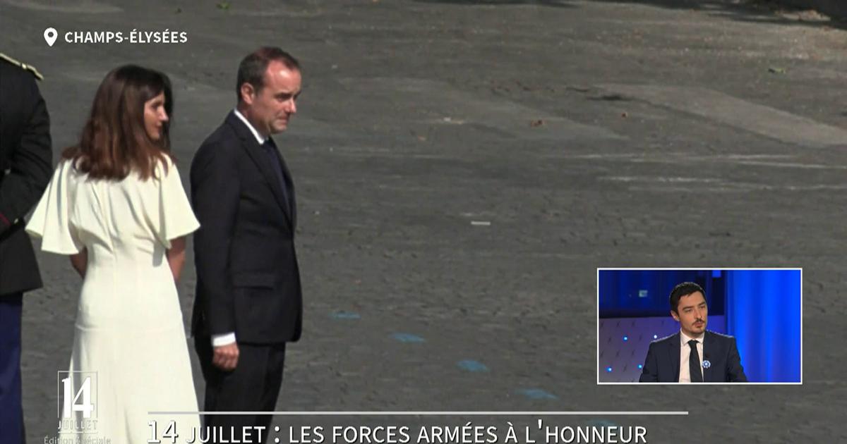 Défilé du 14 juillet: Emmanuel Macron passe en revue les troupes