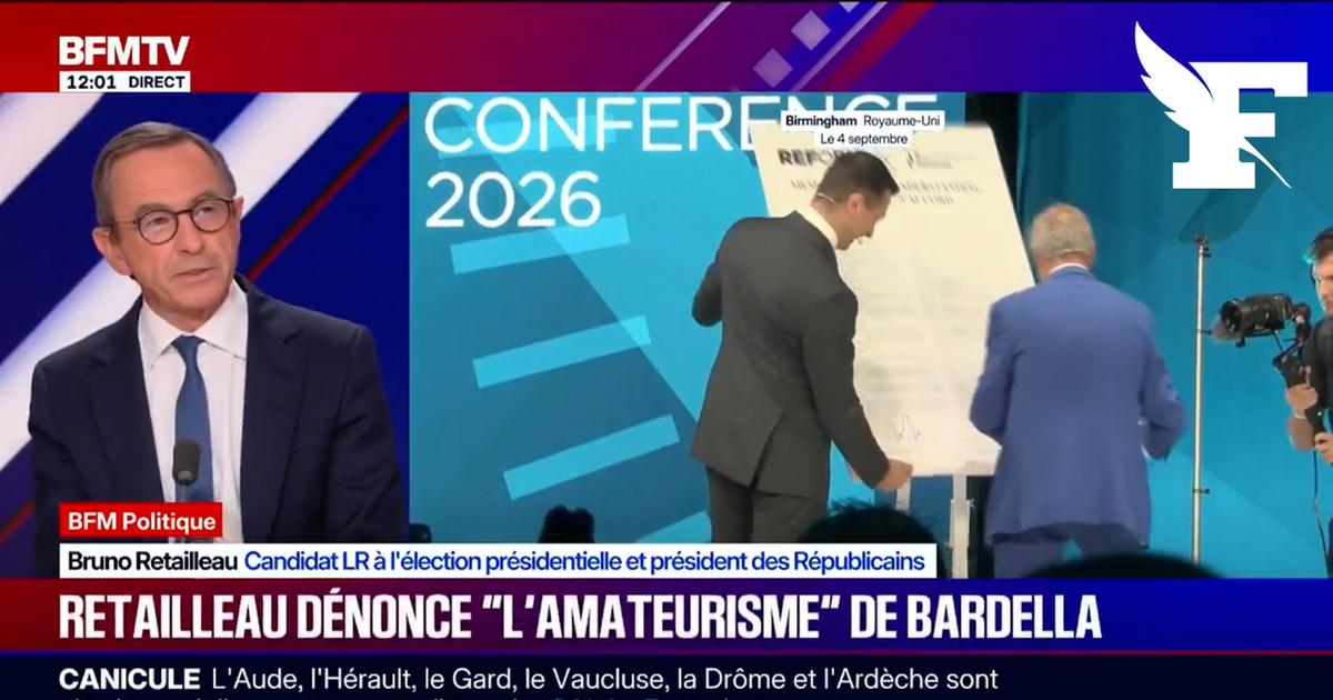 «C'est incompréhensible» : Bruno Retailleau tacle «l’amateurisme de Jordan Bardella» après son accord avec Nigel Farage