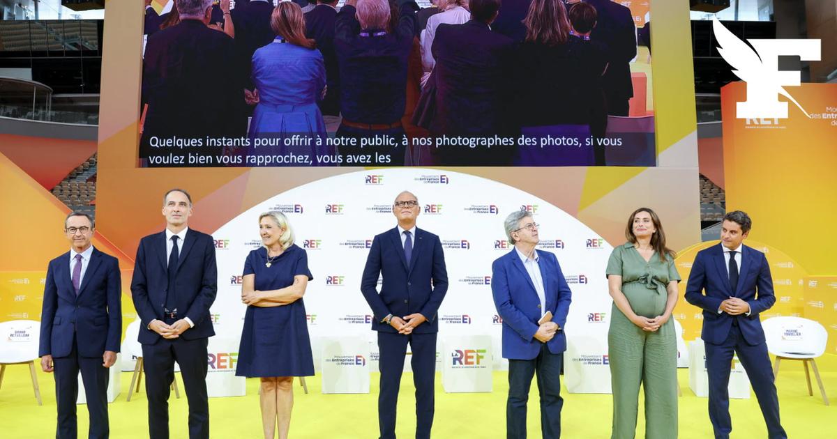 En images, ce qu'il faut retenir du premier débat entre les candidats à la présidentielle 2027