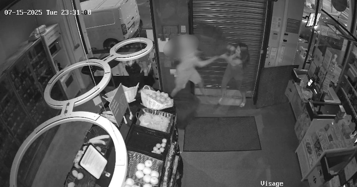 Nice : les images d'un cambrioleur arrêté en pleine nuit par des commerçants