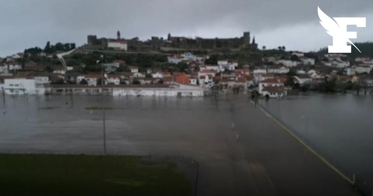 Les images du Portugal en proie à une série d’inondations depuis deux semaines