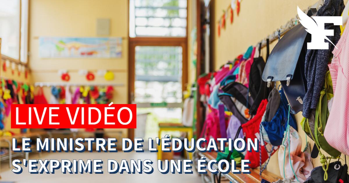Vague de chaleur: suivez en direct la prise de parole du ministre de l’Éducation dans une école mate