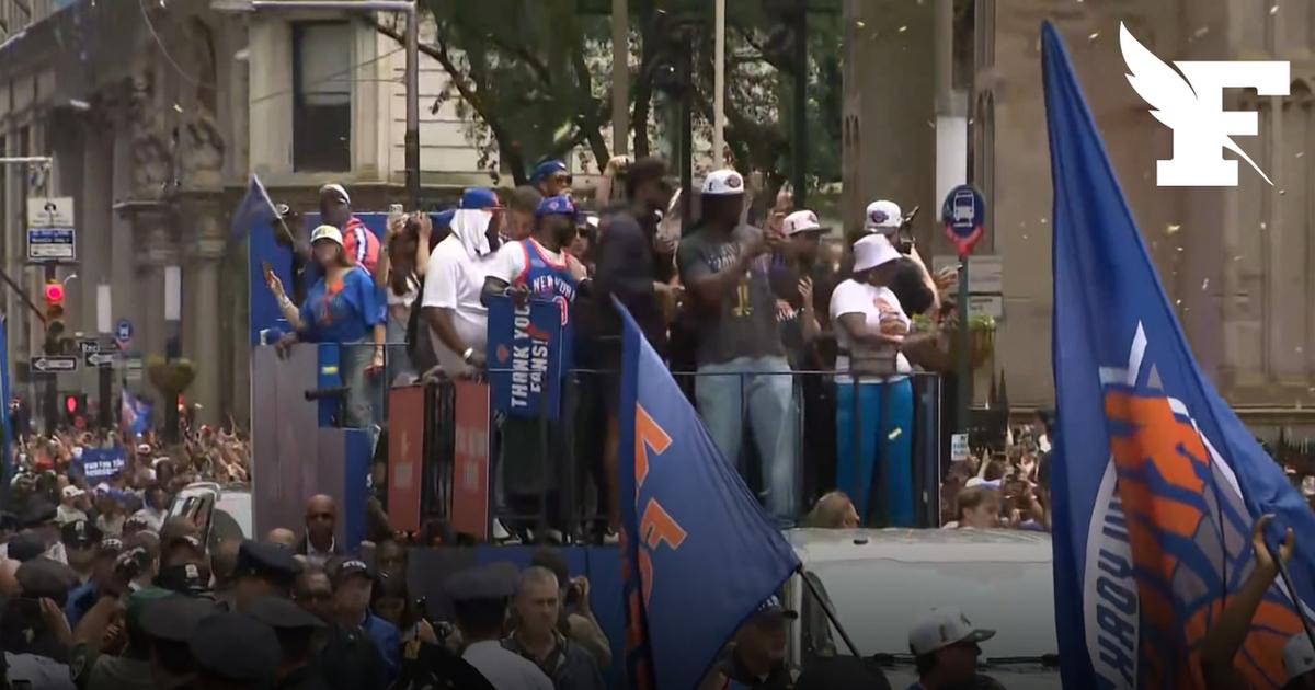 Basket: les images de la parade des Knicks après leur victoire historique en NBA
