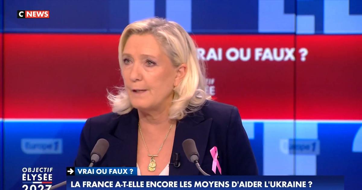 Aide à l'Ukraine: Marine Le Pen se dit prête à aller «débattre» à Kiev avec Volodymyr Zelensky