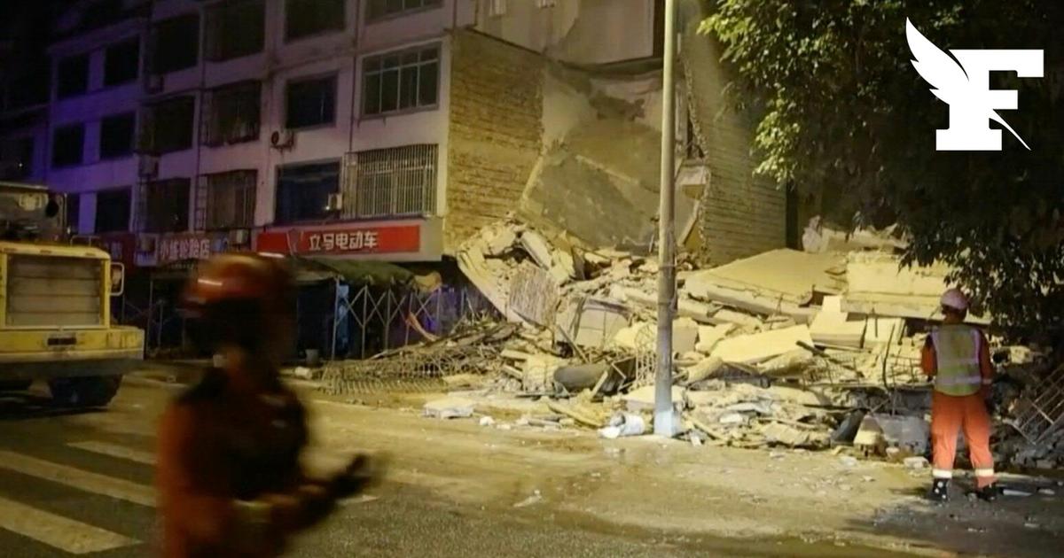 Chine: les images des opérations de secours après un séisme dans le sud