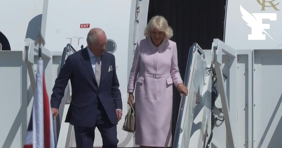 Les images de l'arrivée de Charles III et Camilla aux Etats-Unis