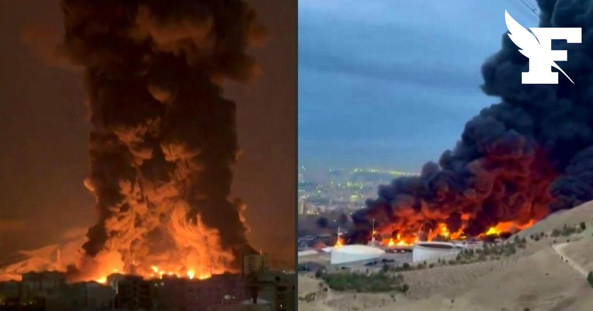 Téhéran en proie aux flammes suite aux frappes menées sur des dépôts de pétrole