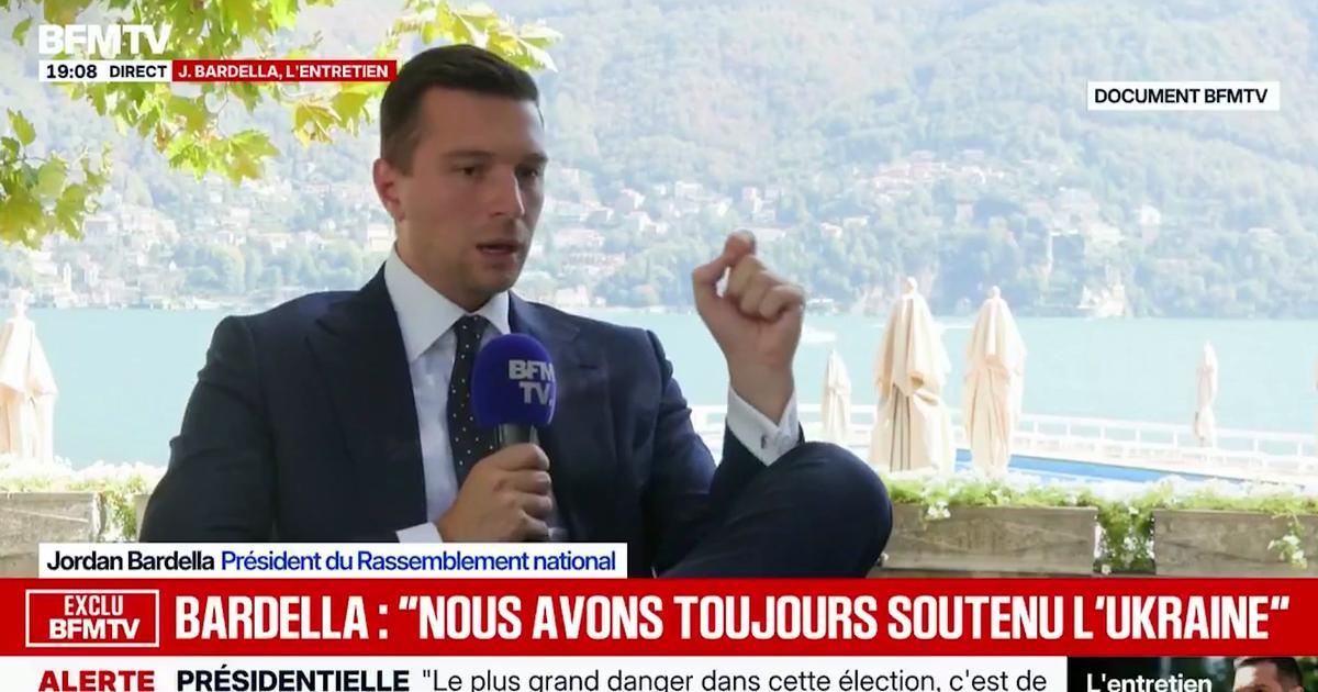 Jordan Bardella juge qu'il serait «irresponsable» de continuer à financer l'Ukraine «sans aucune garantie»