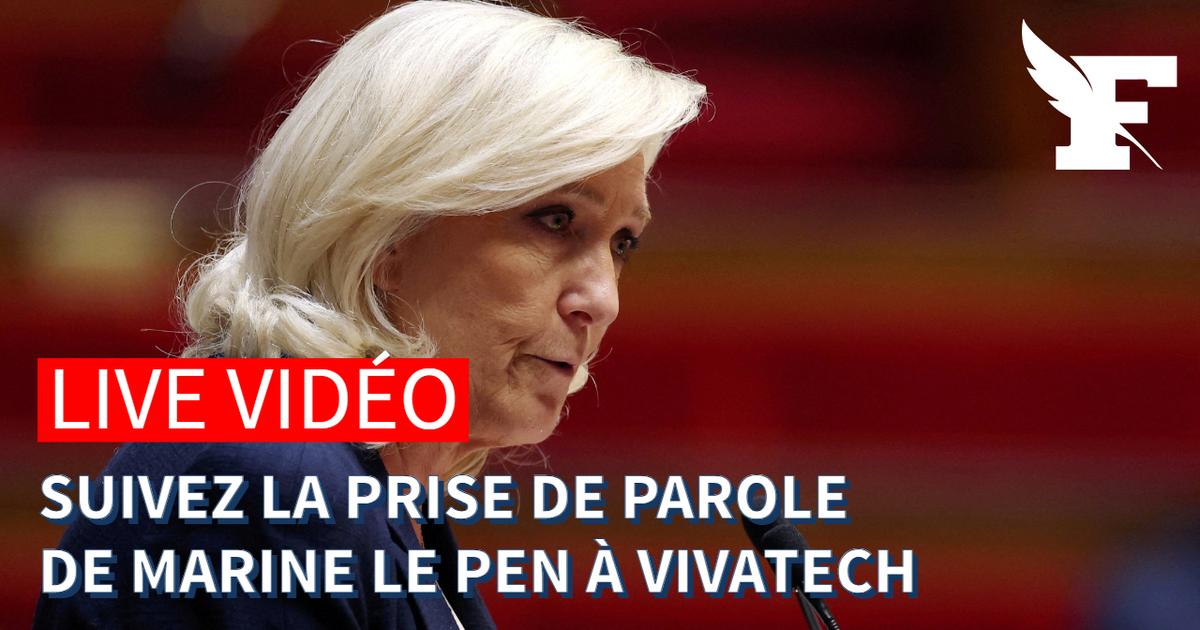 Suivez en direct la prise de parole de Marine Le Pen au Salon Vivatech