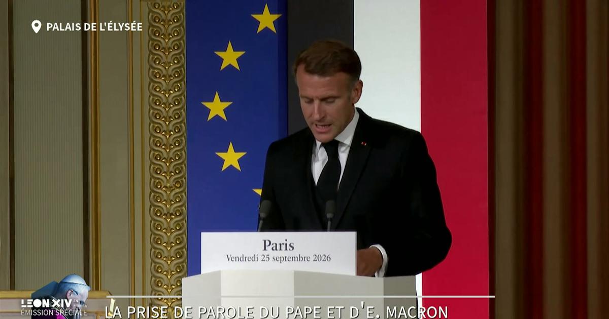 La présence de Léon XIV en France « est une grande joie, grand honneur et une espérance», salue Emmanuel Macron